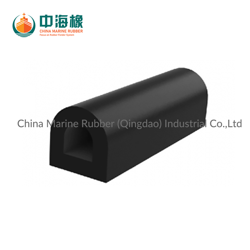 BV Certificated Gray D Type Rubber Fender DD300 for Frame Dock, Tugs and Other Workboats